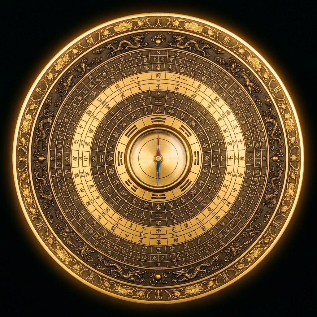 Classical Feng Shui Luo Pan Compass