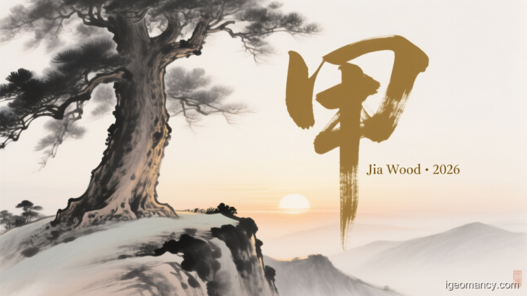 Jia Yang Wood Day Master Annual BaZi Forecast 2026 | iGeomancy Singapore