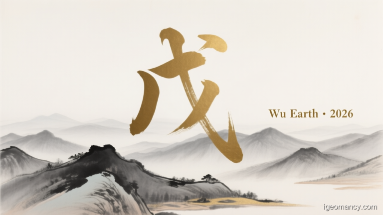 Wu Yang Earth Day Master Annual BaZi Forecast 2026 | iGeomancy Singapore