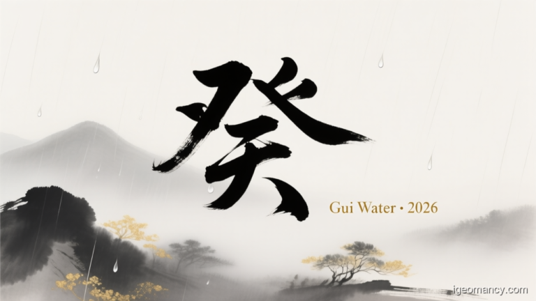 Gui Yin Water Day Master BaZi Forecast: July 6, 2026 — 辛巳 Metal Snake Day | iGeomancy