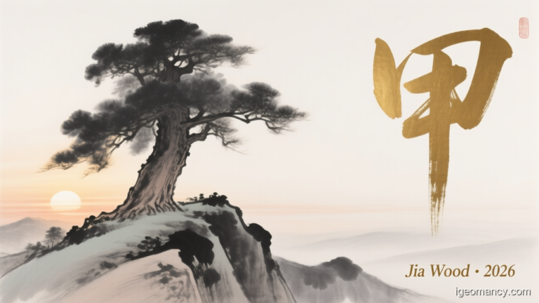 Jia Yang Wood Day Master BaZi Forecast: July 8, 2026 — 癸未 Water Goat Day | iGeomancy