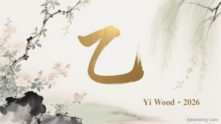 Yi Yin Wood Day Master BaZi Forecast: July 8, 2026 — 癸未 Water Goat Day | iGeomancy