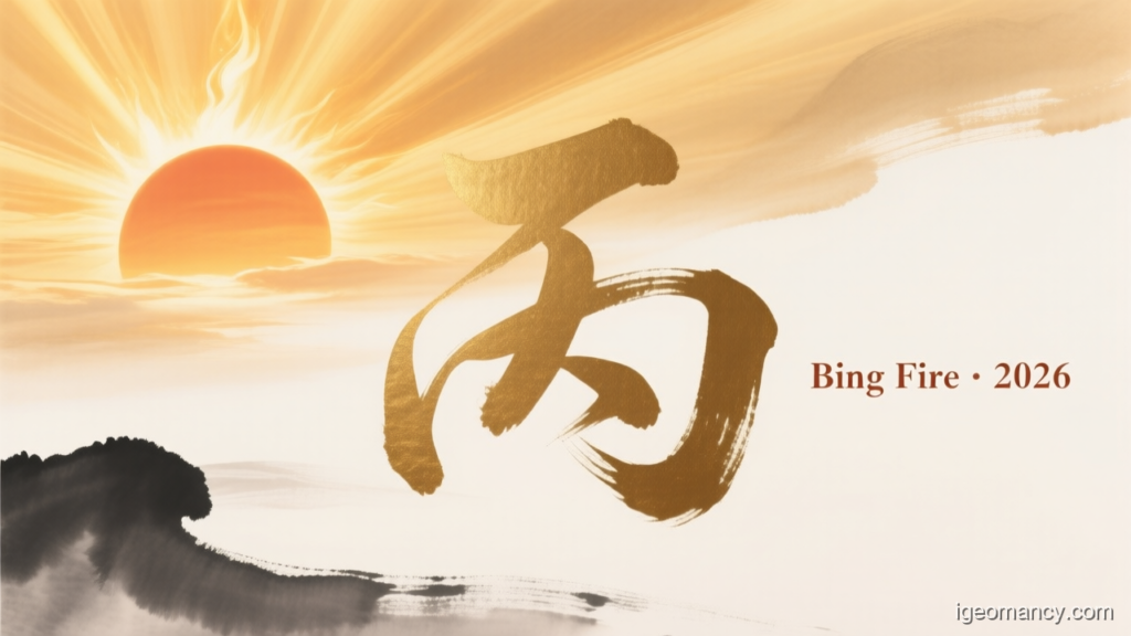 Bing Fire · 2026 — Bing Yang Fire Day Master BaZi Forecast: July 8, 2026 — 癸未 Water Goat Day | iGeomancy