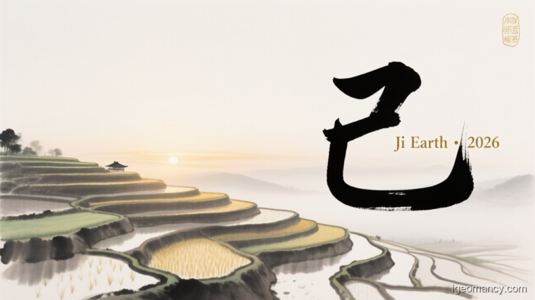 Ji Yin Earth Day Master BaZi Forecast: July 8, 2026 — 癸未 Water Goat Day | iGeomancy