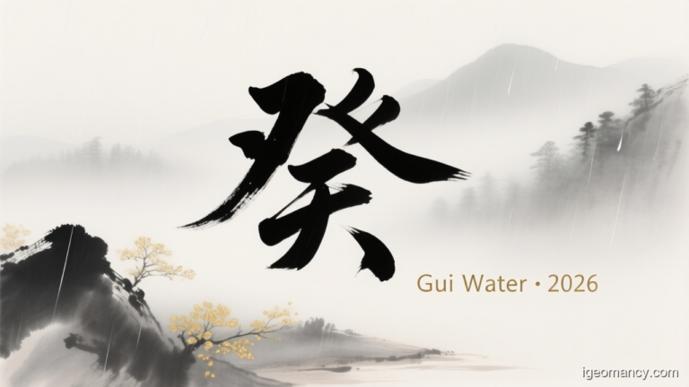Gui Yin Water Day Master BaZi Forecast: July 12, 2026 — 丁亥 Fire Pig Day | iGeomancy