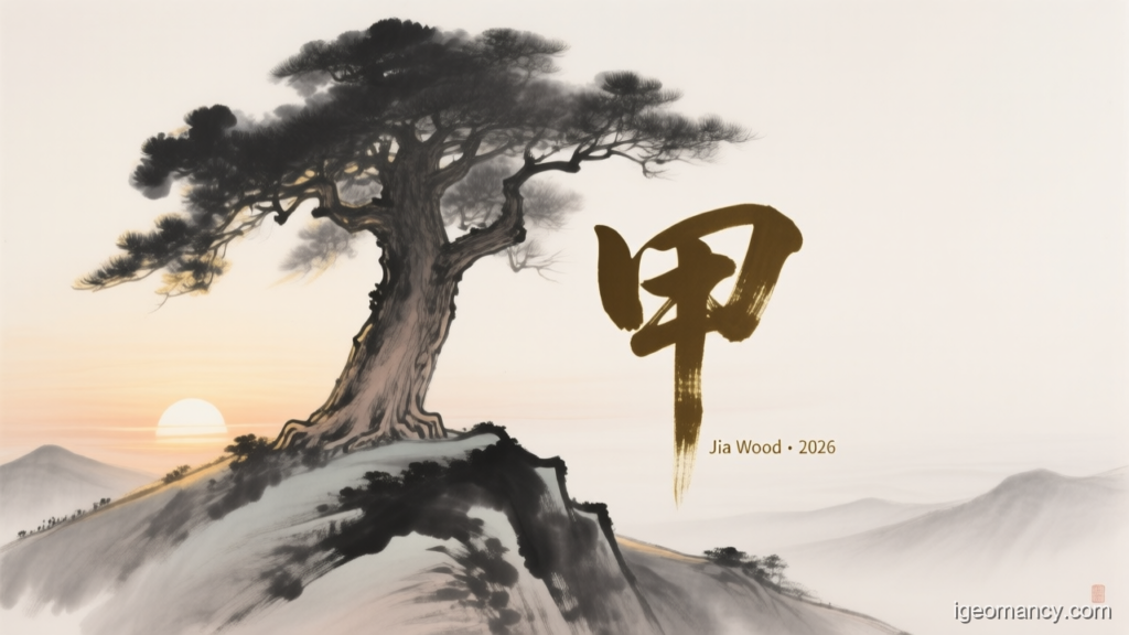 Jia Wood · 2026 — Jia Yang Wood Day Master BaZi Forecast: July 13, 2026 — 戊子 Earth Rat Day | iGeomancy