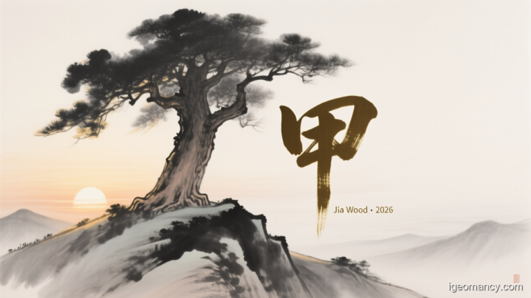 Jia Yang Wood Day Master BaZi Forecast: July 13, 2026 — 戊子 Earth Rat Day | iGeomancy