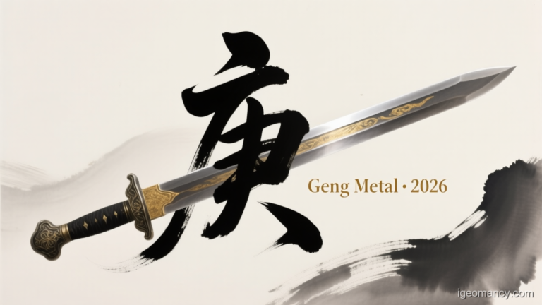 Geng Yang Metal Day Master BaZi Forecast: July 16, 2026 — 辛卯 Metal Rabbit Day | iGeomancy