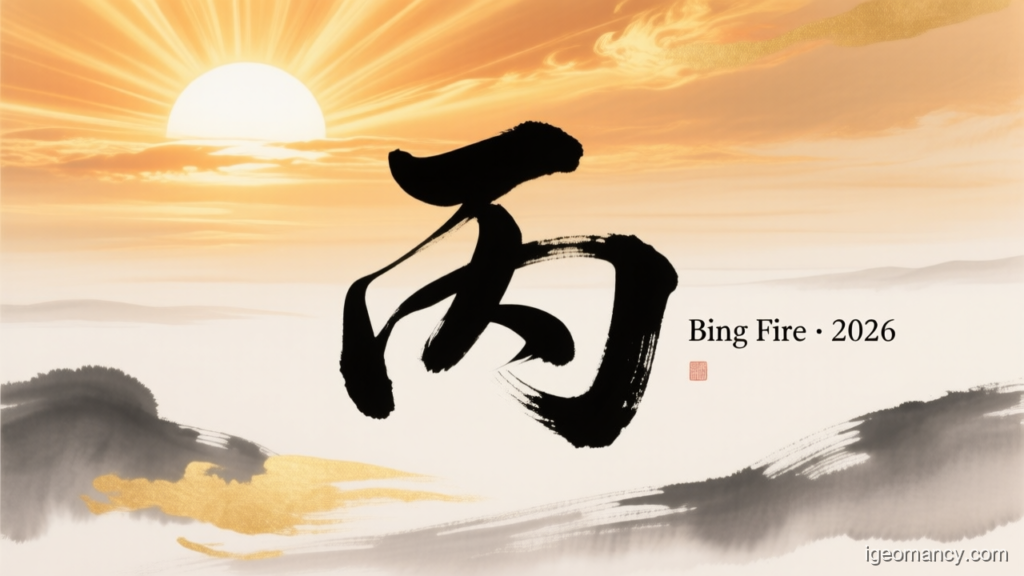 Bing Fire · 2026 — Bing Yang Fire Day Master BaZi Forecast: July 25, 2026 — 庚子 Metal Rat Day | iGeomancy