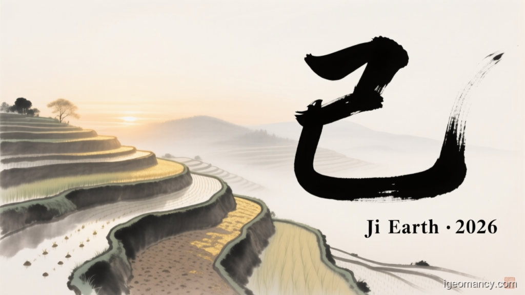 Ji Earth · 2026 — Ji Yin Earth Day Master BaZi Forecast: July 25, 2026 — 庚子 Metal Rat Day | iGeomancy