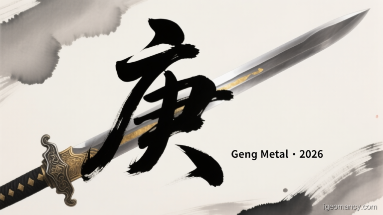 Geng Yang Metal Day Master BaZi Forecast: July 25, 2026 — 庚子 (Metal Rat) Day | iGeomancy