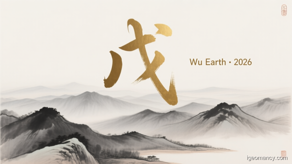Wu Earth · 2026 — Wu Yang Earth Day Master BaZi Forecast: July 26, 2026 — 辛丑 Metal Ox Day | iGeomancy