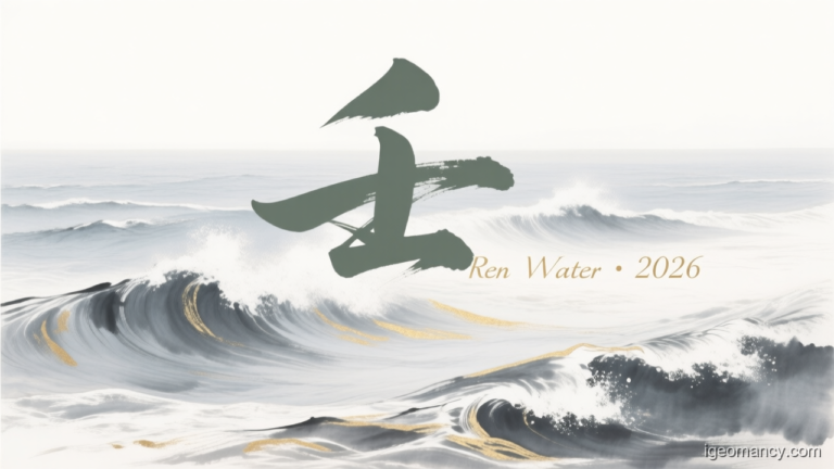 Ren Yang Water Day Master BaZi Forecast: July 26, 2026 — 辛丑 Metal Ox Day | iGeomancy