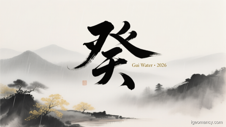 Gui Yin Water Day Master BaZi Forecast: July 27, 2026 — 壬寅 Water Tiger Day | iGeomancy