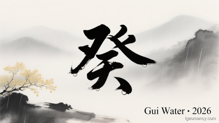 Gui Yin Water Day Master BaZi Forecast: July 28, 2026 — 癸卯 Water Rabbit Day | iGeomancy