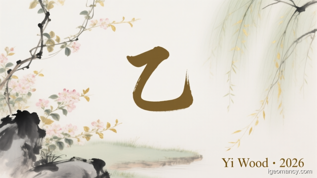 Yi Wood · 2026 — Yi Yin Wood Day Master BaZi Forecast: July 30, 2026 — 乙巳 Wood Snake Day | iGeomancy