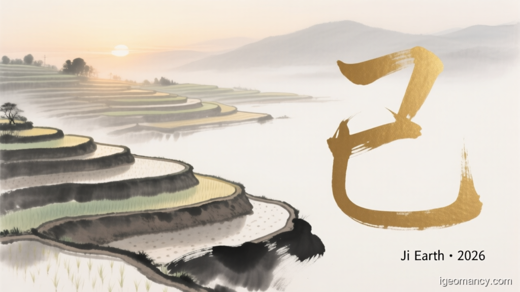 Ji Earth · 2026 — Ji Yin Earth Day Master BaZi Forecast: July 30, 2026 — 乙巳 Wood Snake Day | iGeomancy