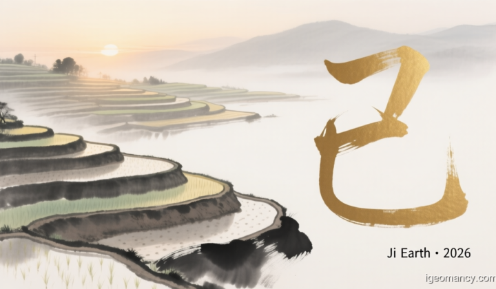 Ji Yin Earth Day Master BaZi Forecast: July 30, 2026 — 乙巳 Wood Snake Day | iGeomancy
