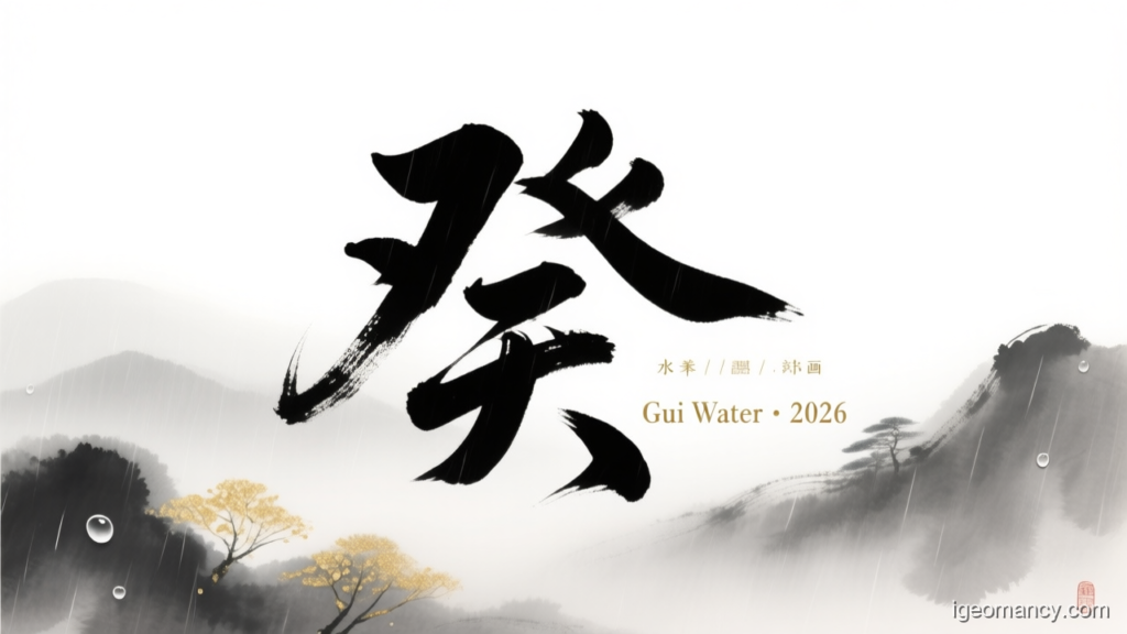 Gui Water · 2026 — Gui Yin Water Day Master BaZi Forecast: July 30, 2026 — 乙巳 (Wood Snake) Day | iGeomancy