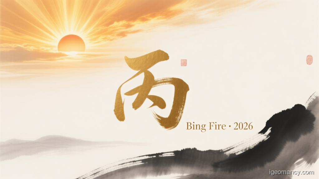 Bing Fire · 2026 — Bing Yang Fire Day Master BaZi Monthly Forecast: July 2026 — 甲午 Wood Horse Month | iGeomancy