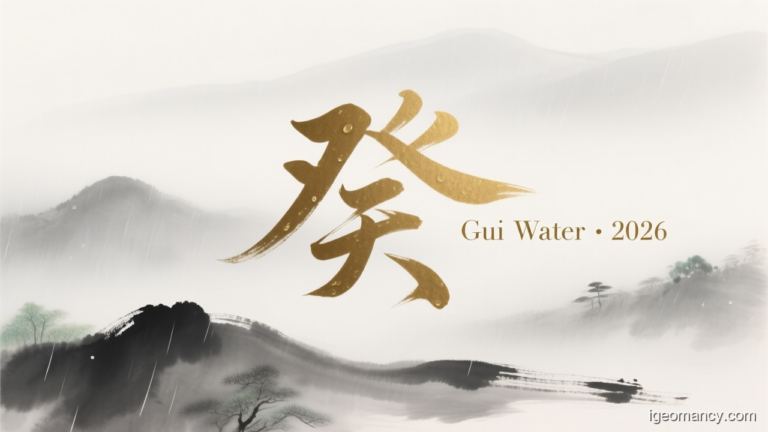 Gui Yin Water Day Master Annual BaZi Forecast 2026 | iGeomancy Singapore