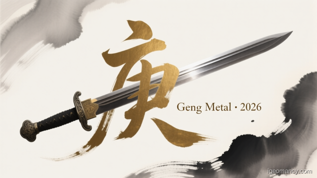 Geng Metal · 2026 — Geng Yang Metal Day Master BaZi Forecast: August 4, 2026 — 庚戌 Metal Dog Day | iGeomancy