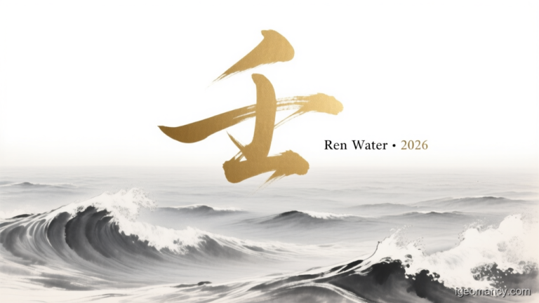 Ren Yang Water Day Master BaZi Forecast: August 4, 2026 — 庚戌 Metal Dog Day | iGeomancy