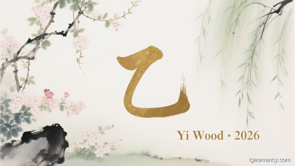 Yi Wood · 2026 — Yi Yin Wood Day Master BaZi Forecast: August 5, 2026 — 辛亥 Metal Pig Day | iGeomancy