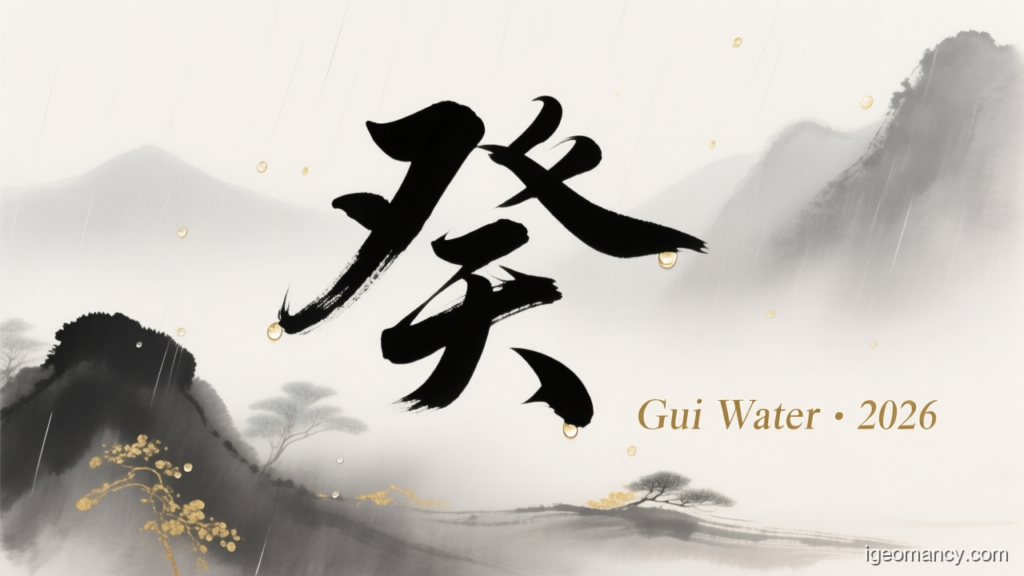 Gui Water · 2026 — Gui Yin Water Day Master BaZi Forecast: August 5, 2026 — 辛亥 (Metal Pig) Day | iGeomancy