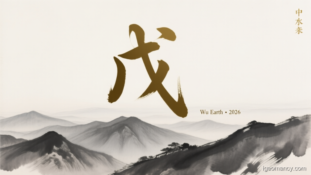 Wu Earth · 2026 — Wu Yang Earth Day Master BaZi Forecast: August 6, 2026 — 壬子 Water Rat Day | iGeomancy