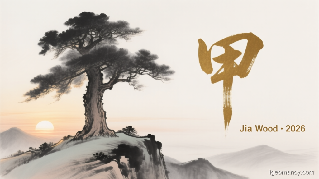 Jia Wood · 2026 — Jia Yang Wood Day Master BaZi Forecast: August 7, 2026 — 癸丑 Water Ox Day | iGeomancy