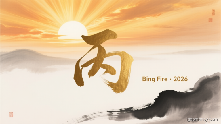 Bing Yang Fire Day Master BaZi Forecast: August 7, 2026 — 癸丑 Water Ox Day | iGeomancy