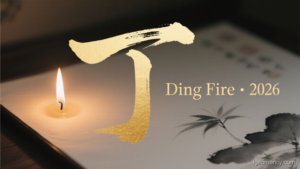 Ding Fire · 2026 — Ding Yin Fire Day Master BaZi Forecast: August 7, 2026 — 癸丑 Water Ox Day | iGeomancy