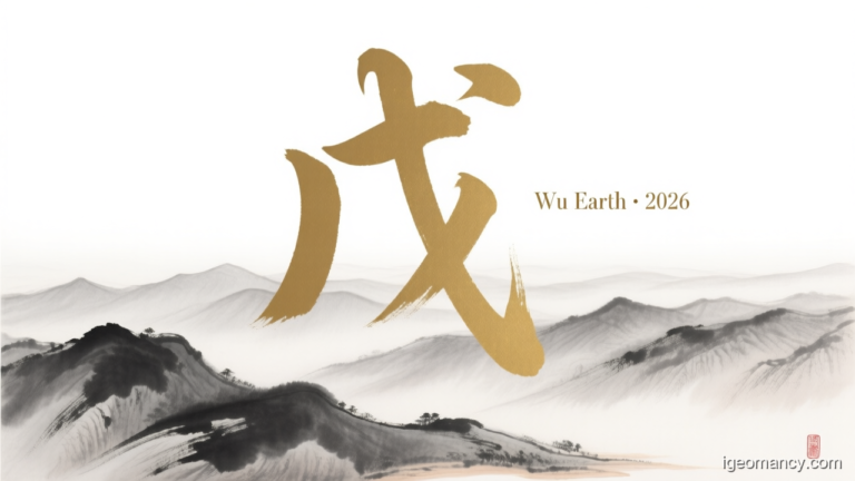 Wu Yang Earth Day Master BaZi Forecast: August 7, 2026 — 癸丑 Water Ox Day | iGeomancy