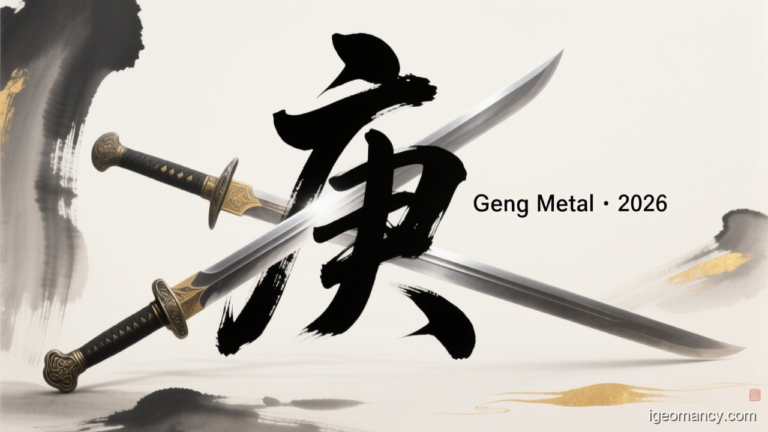 Geng Yang Metal Day Master BaZi Forecast: August 7, 2026 — 癸丑 Water Ox Day | iGeomancy