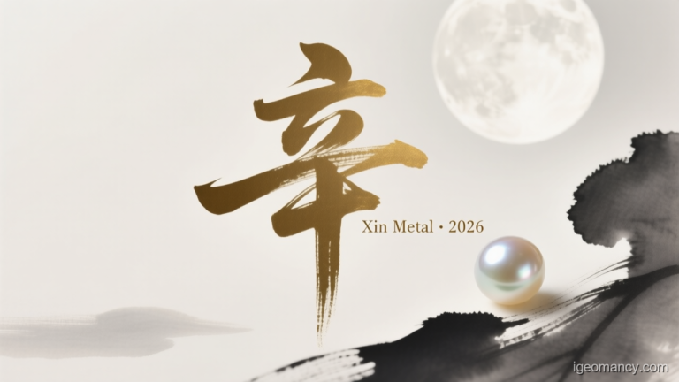 Xin Yin Metal Day Master BaZi Forecast: August 7, 2026 — 癸丑 Water Ox Day | iGeomancy