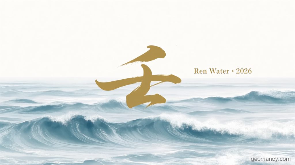 Ren Water · 2026 — Ren Yang Water Day Master BaZi Forecast: August 7, 2026 — 癸丑 Water Ox Day | iGeomancy