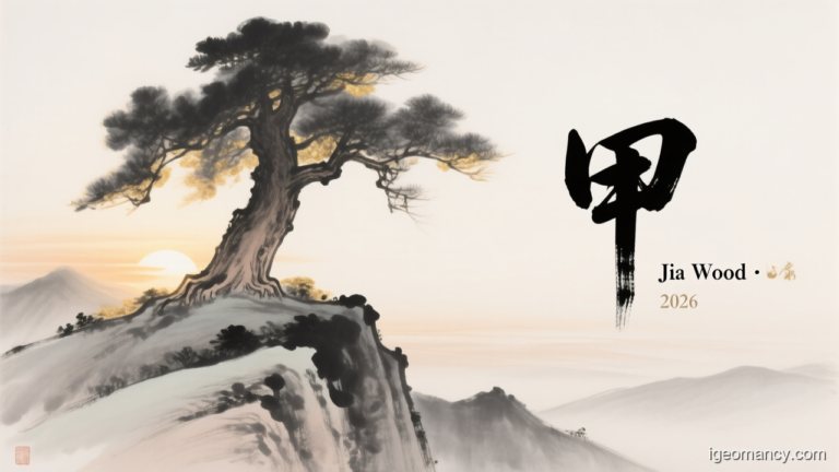 Jia Yang Wood Day Master BaZi Forecast: August 8, 2026 — 甲寅 Wood Tiger Day | iGeomancy