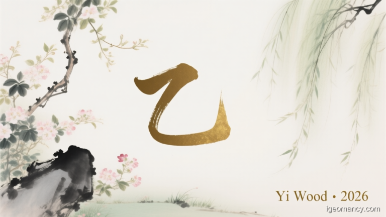 Yi Yin Wood Day Master BaZi Forecast: August 8, 2026 — 甲寅 Wood Tiger Day | iGeomancy