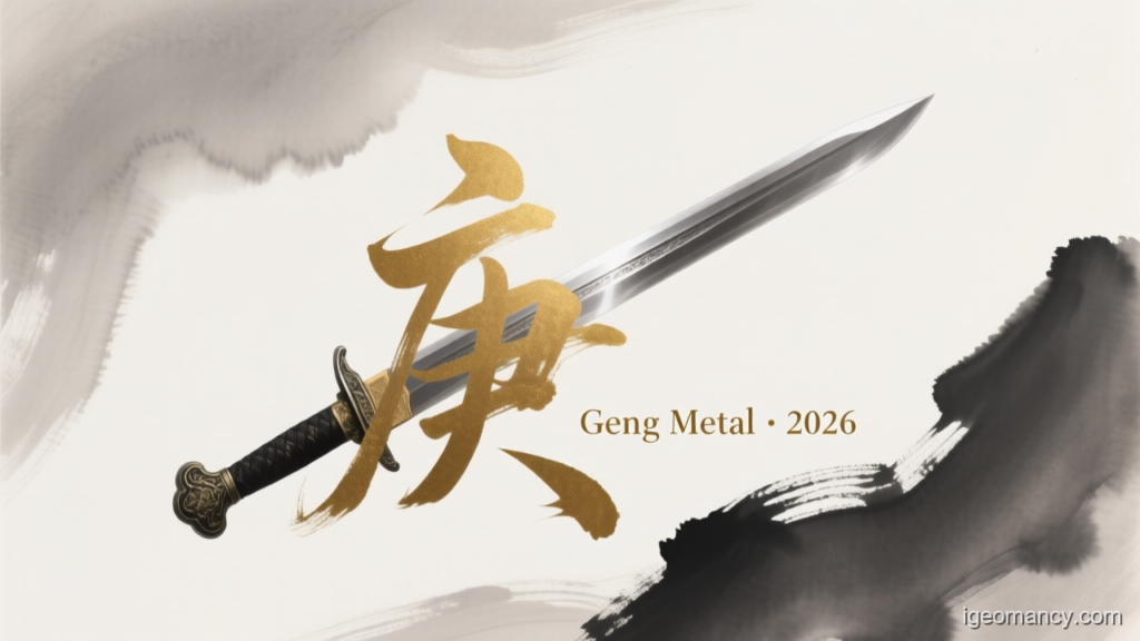 Geng Metal · 2026 — Geng Yang Metal Day Master BaZi Forecast: August 8, 2026 — 甲寅 Wood Tiger Day | iGeomancy