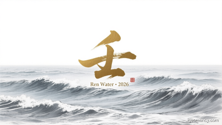 Ren Yang Water Day Master BaZi Forecast: August 8, 2026 — 甲寅 Wood Tiger Day | iGeomancy