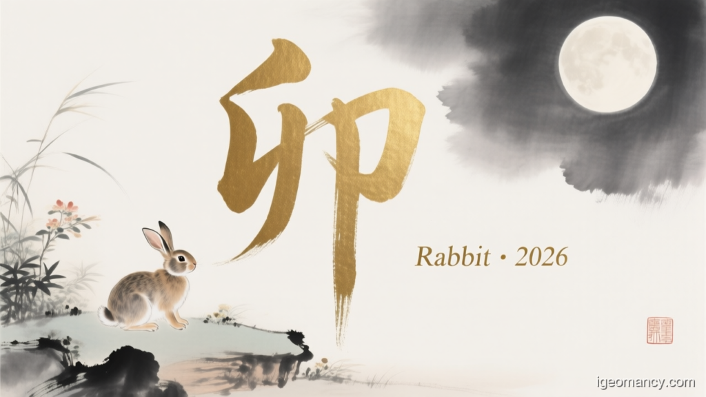 Rabbit · 2026 — BaZi Daily Forecast: August 9, 2026 — 乙卯 Wood Rabbit Day | iGeomancy