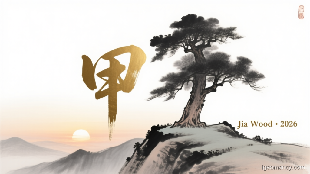 Jia Wood · 2026 — Jia Yang Wood Day Master BaZi Forecast: August 9, 2026 — 乙卯 Wood Rabbit Day | iGeomancy