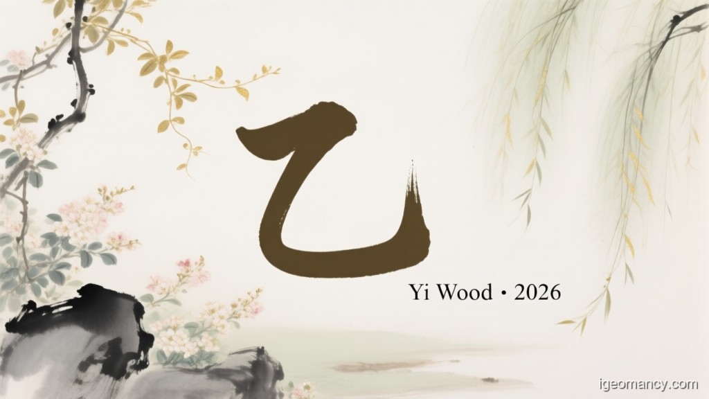 Yi Wood · 2026 — Yi Yin Wood Day Master BaZi Forecast: August 9, 2026 — 乙卯 (Wood Rabbit) Day | iGeomancy