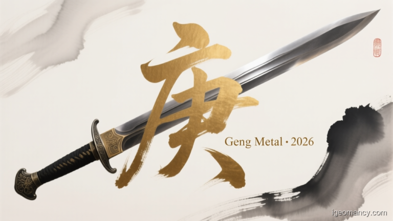 Geng Yang Metal Day Master BaZi Forecast: August 9, 2026 — 乙卯 Wood Rabbit Day | iGeomancy