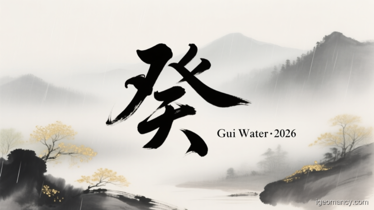 Gui Yin Water Day Master BaZi Forecast: August 10, 2026 — 丙辰 Fire Dragon Day | iGeomancy