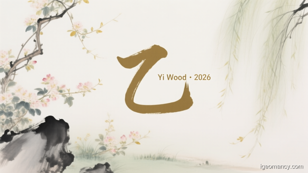 Yi Wood · 2026 — Yi Yin Wood Day Master BaZi Forecast: August 11, 2026 — 丁巳 Fire Snake Day | iGeomancy