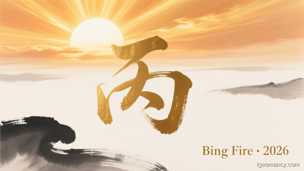 Bing Fire · 2026 — Bing Yang Fire Day Master BaZi Forecast: August 11, 2026 — 丁巳 (Fire Snake) Day | iGeomancy
