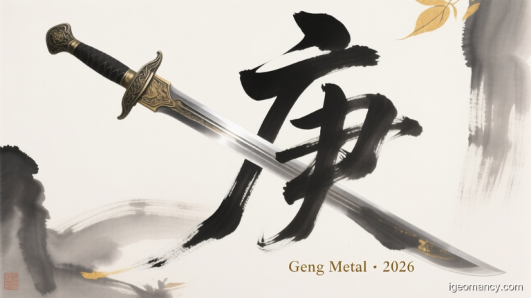 Geng Yang Metal Day Master BaZi Forecast: August 11, 2026 — 丁巳 Fire Snake Day | iGeomancy
