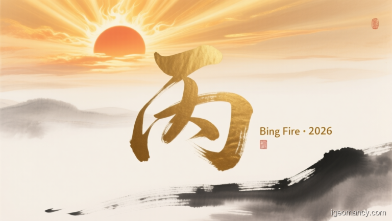 Bing Yang Fire Day Master BaZi Forecast: August 12, 2026 — 戊午 Earth Horse Day | iGeomancy